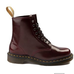 Womens Dr. Martens 1460 Vegan Boot - Cherry Red